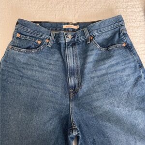 Brand New Levi’s Ribcage Wide Leg Jeans - worn and washed 1x - size 32